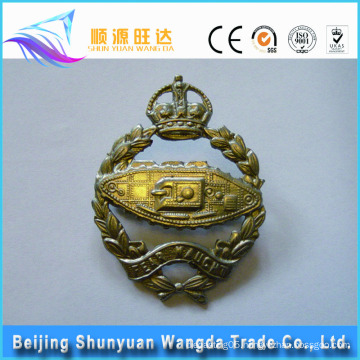 China Alibaba Supplier Best Price offer Custom Metal Die Casting Badge in Button